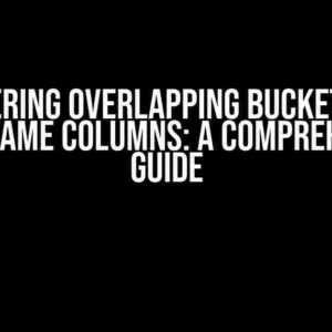 Mastering Overlapping Bucket Year Dataframe Columns: A Comprehensive Guide