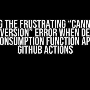 Solving the Frustrating “Cannot find dotnet version” Error when Deploying Flex Consumption Function App with GitHub Actions